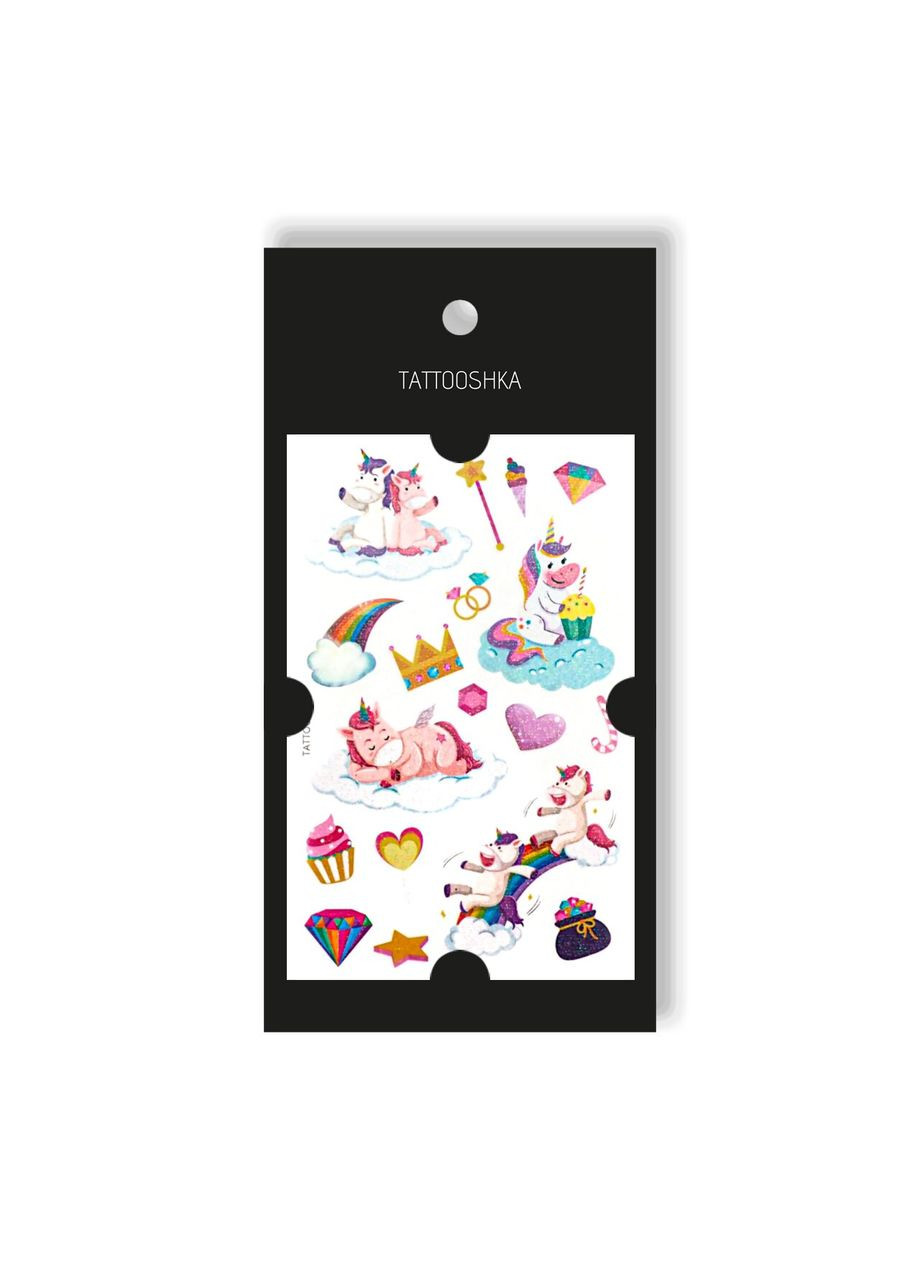 Тату набір Єдинорожкиз блискітками WS-E-044 (5805800012506) shop (5805800012506) Tattooshka (365695918)