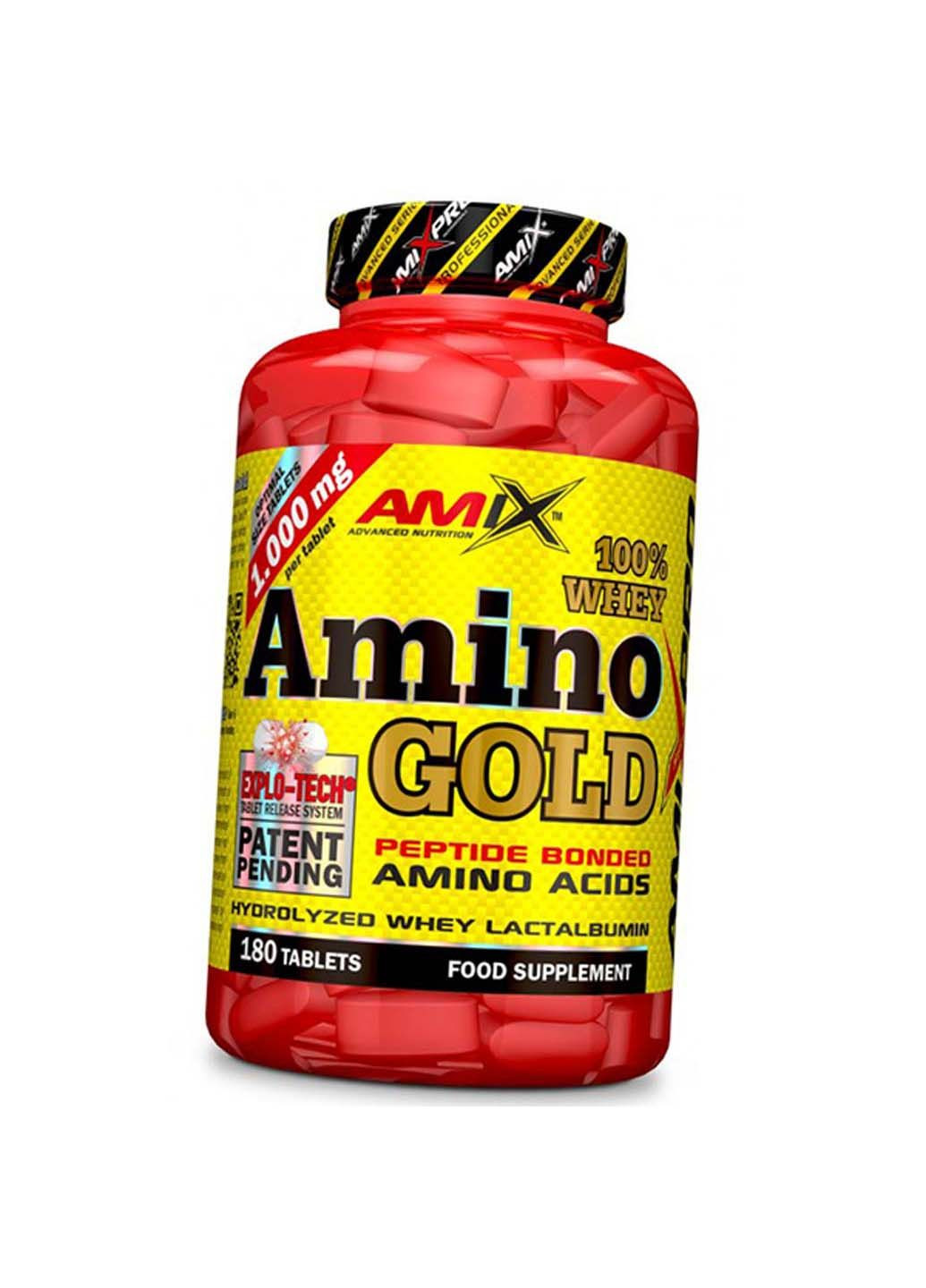 Аминокислоты из чистой сыворотки Whey Amino Gold 180 таб Amix Nutrition (285794411)