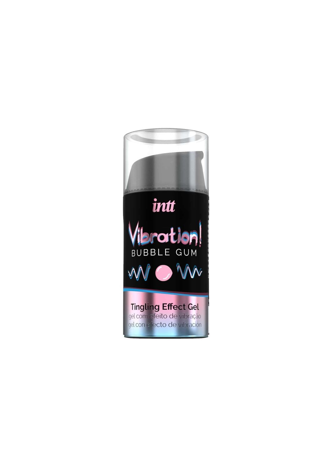 Жидкий вибратор Vibration Bubble Gum 15 мл густой гель, вкусный, действует до 30 минут CherryLove Intt (282708861)