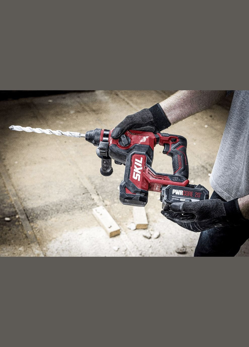 Перфоратор акумуляторний 3851 CA XP SDS-plus 20В 2.2Дж 4 режими 2кг без АКБ та ЗП Skil (317348188)
