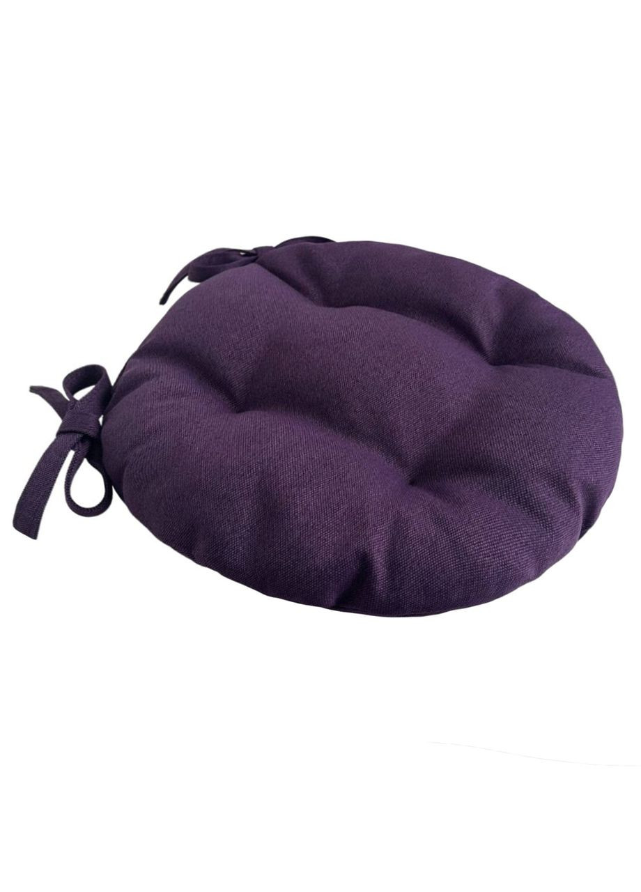 Подушка для крісла рогожка см фіолетовий No Brand (324828799)