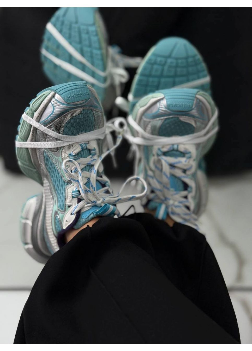 Фрогсы Gray/Blue MAAAARKA серые демисезоны (370864737)