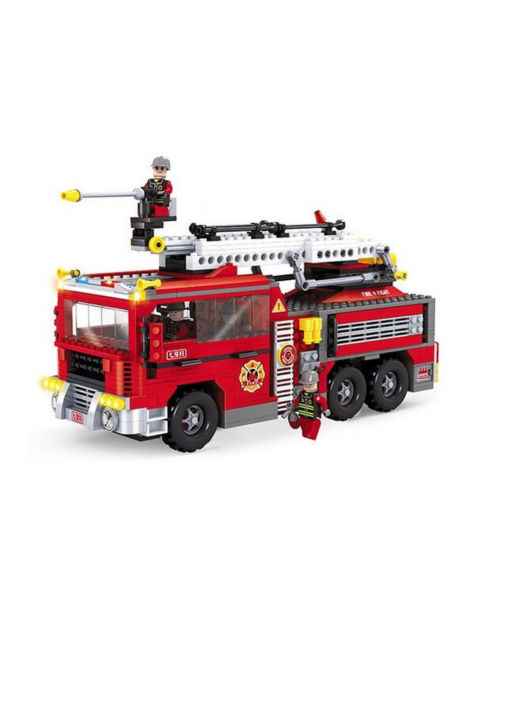 Конструктор "Пожарная техника", 939 частей 47х6х35 см Ausini (289368295)