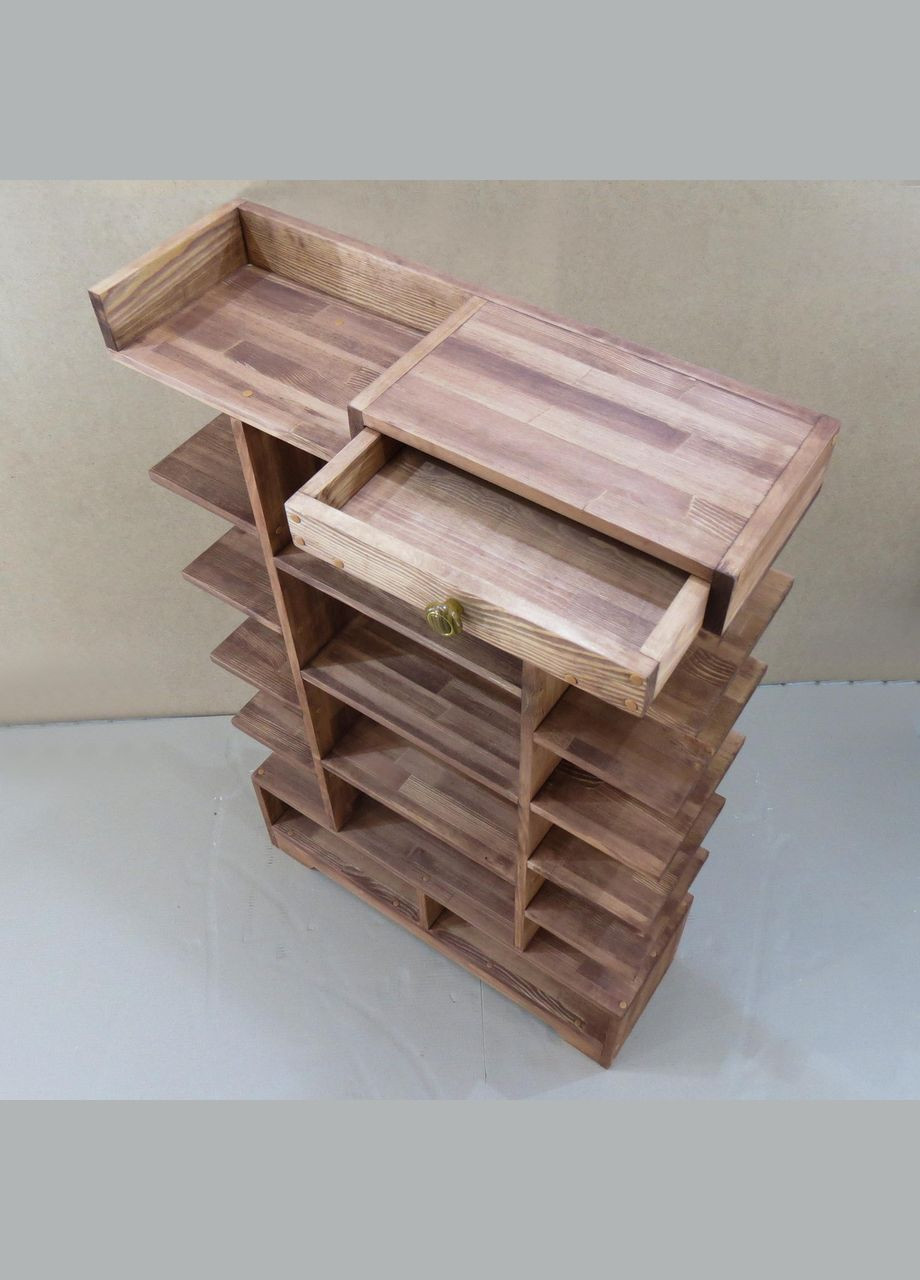 Полка для обуви из дерева Кардо 5 мускат (ПДО-505407) No Brand (327846424)