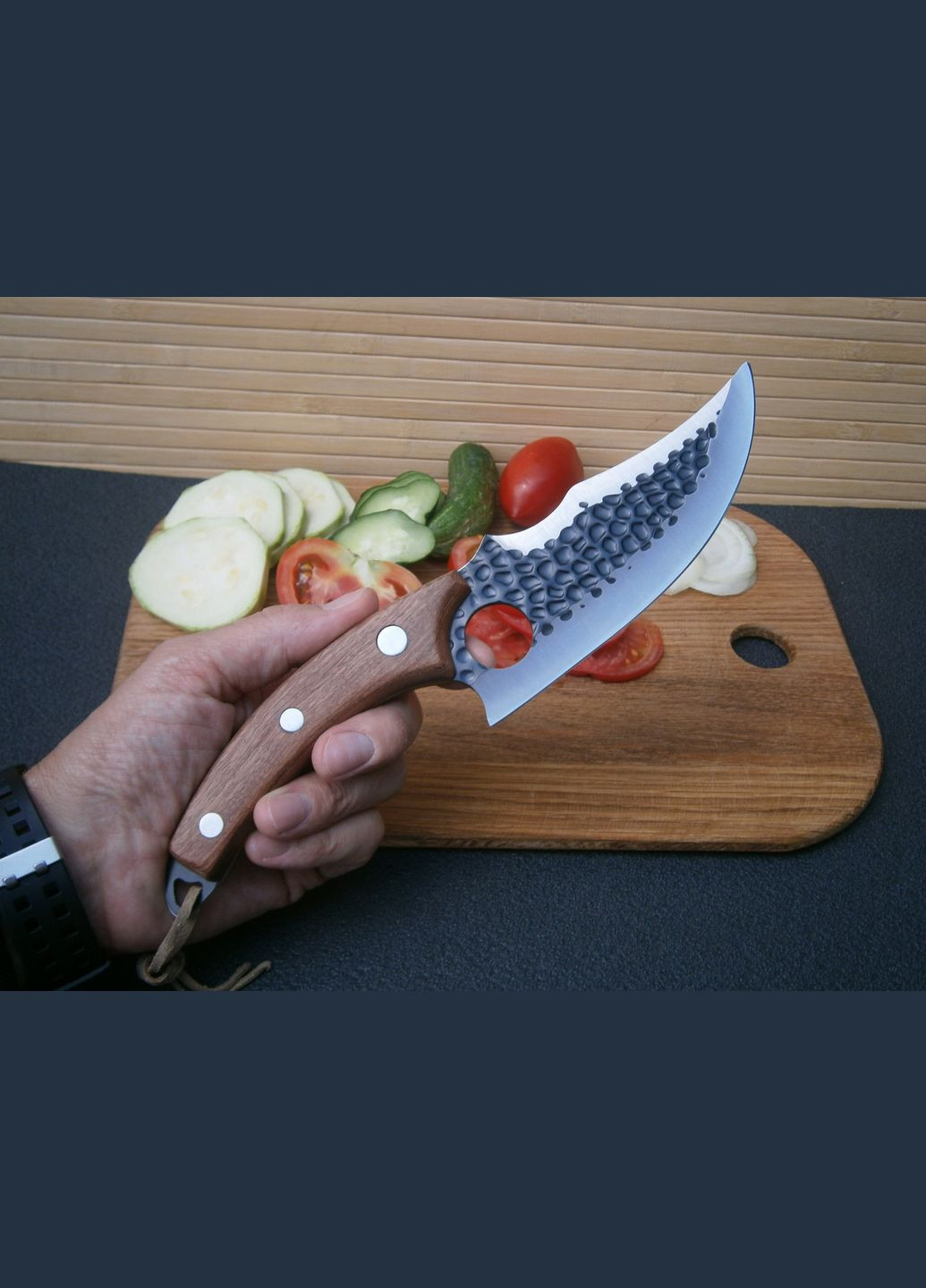 Ніж кухарський Sakuri Chef RT-06 Fultang 27см No Brand (319814537)