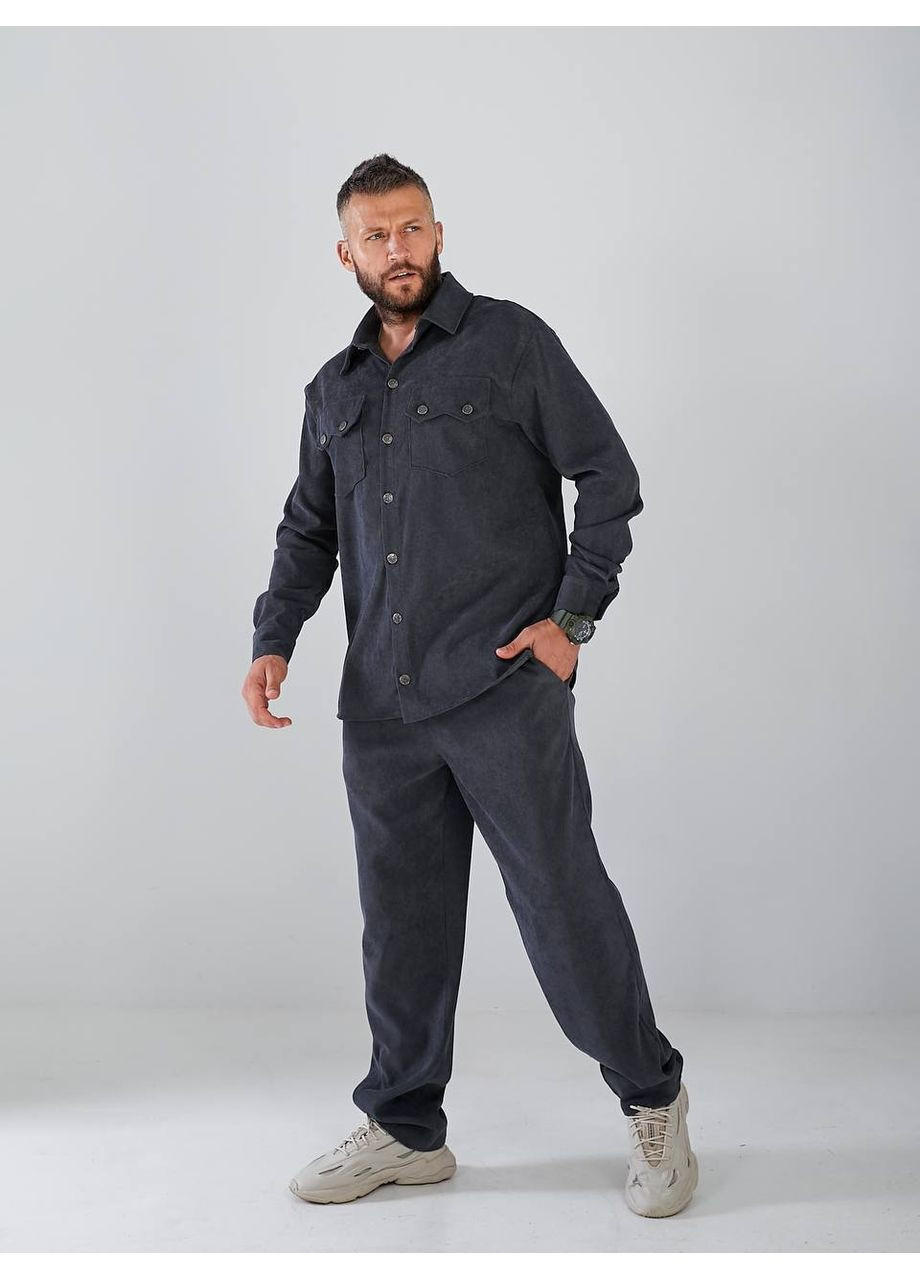 Мужской костюм из микровельвета — замеры в описании. DK/DL Мода без кордонів (365587876)