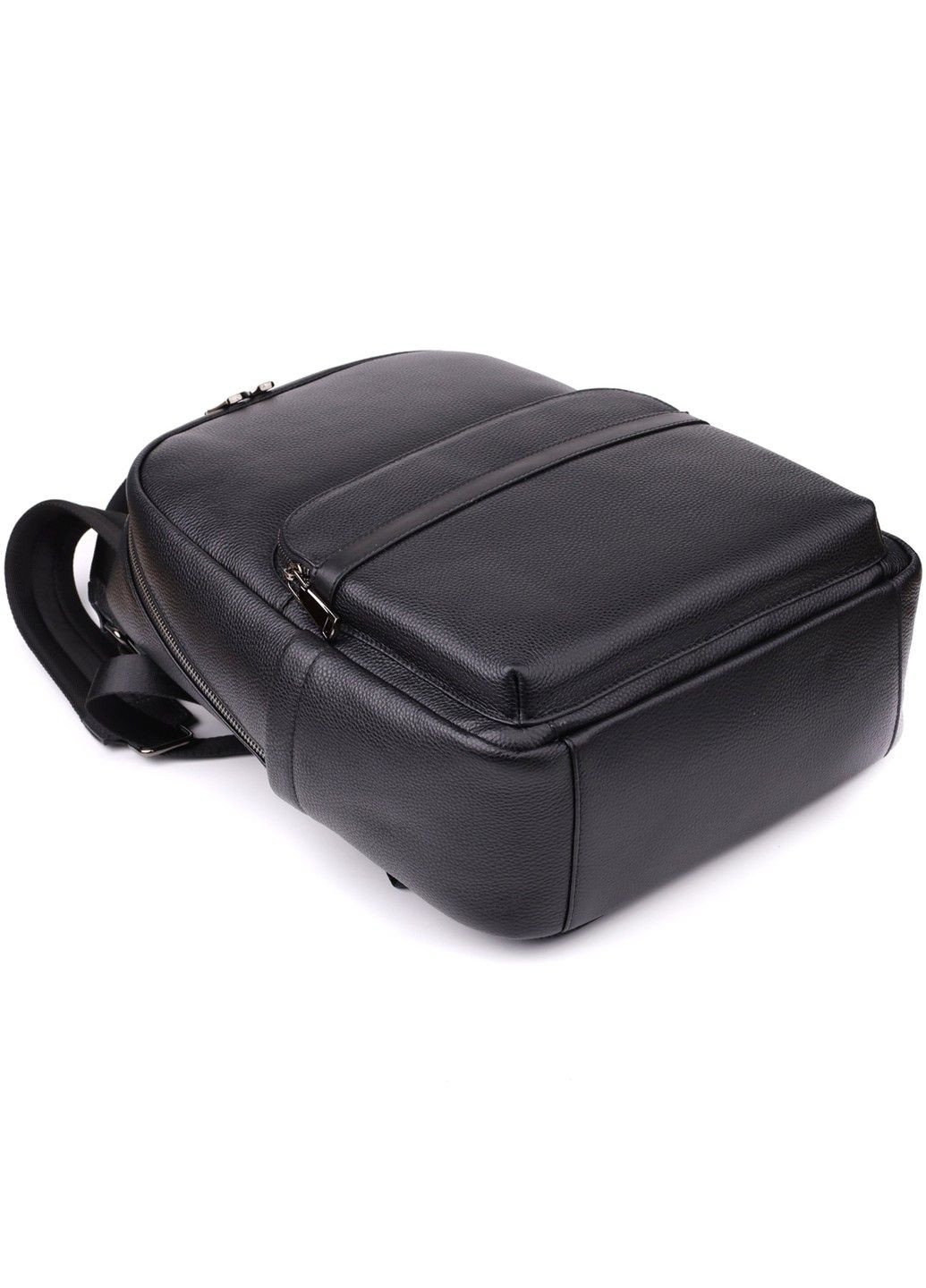 Місткий рюкзак для чоловіків з натуральної шкіри 23045 Чорний Vintage (356452066)