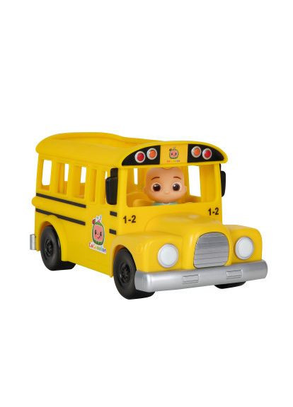 Развивающая игрушка Feature Vehicle Школьный Автобус со звуком (CMW0015) CoComelon Feature Vehicle Жовтий Шкільний Автобус зі звуком (366514727)