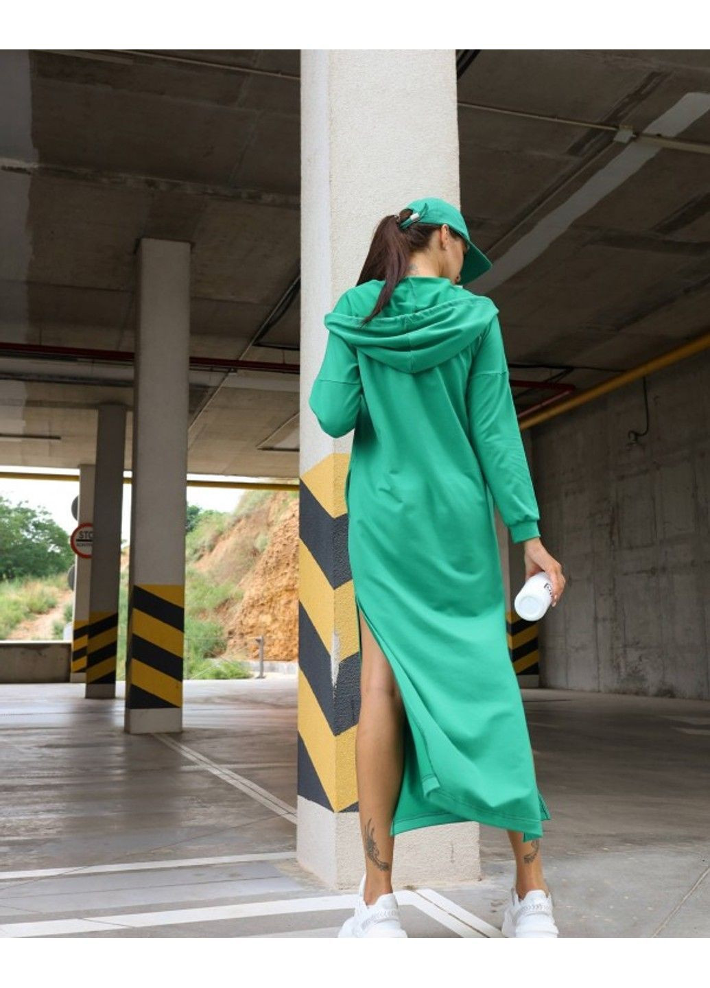 Зеленое повседневный платье 12219 m зеленый ISSA PLUS