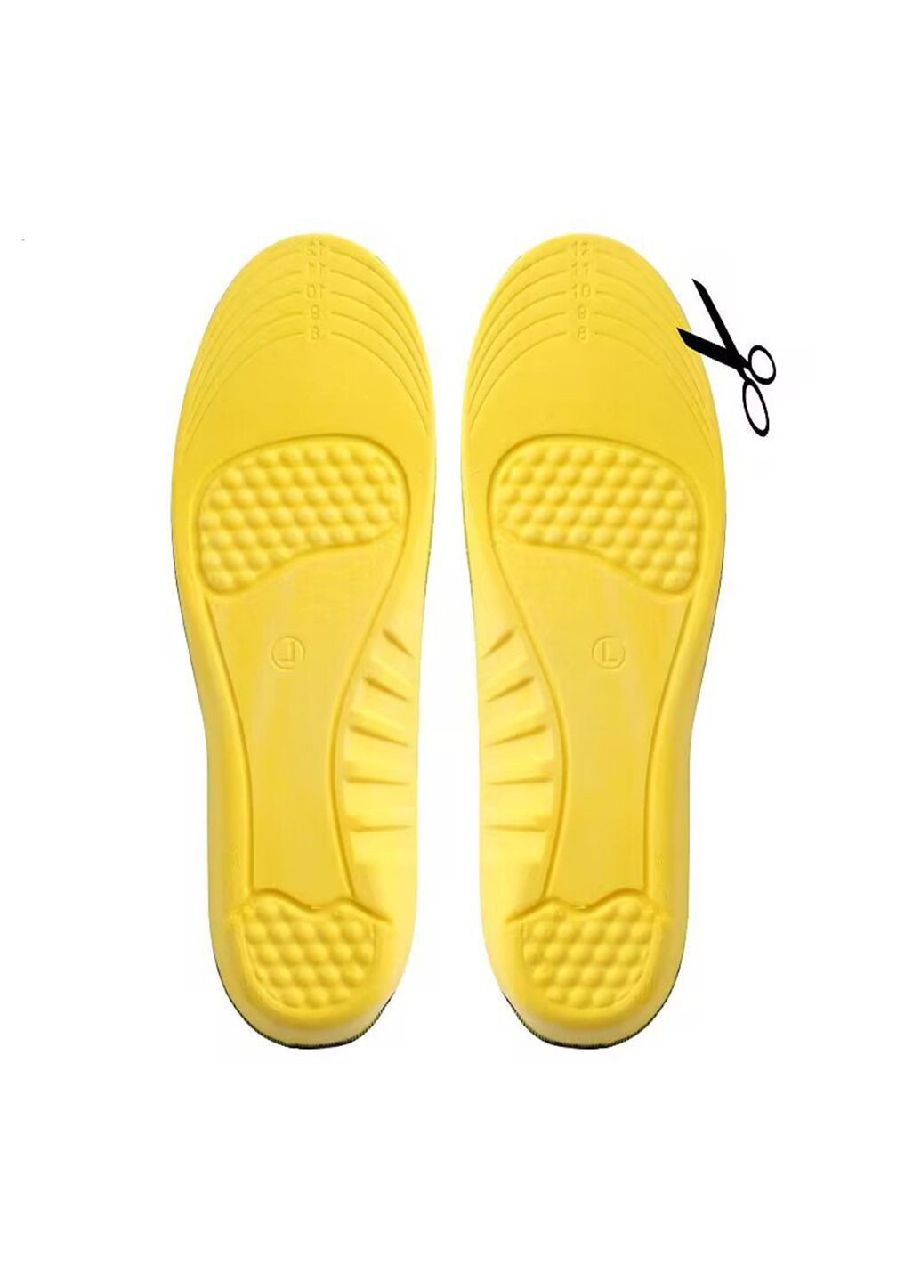 Ортопедические спортивные стельки обрезные в кроссовки для бега или ходьби универсального размера No Brand (314872846)