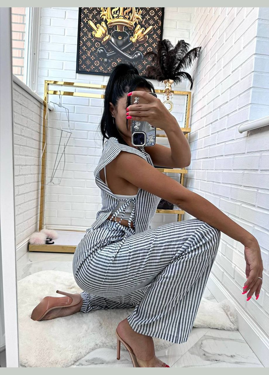 Жіночий костюм в смужку Гермес (341719696)