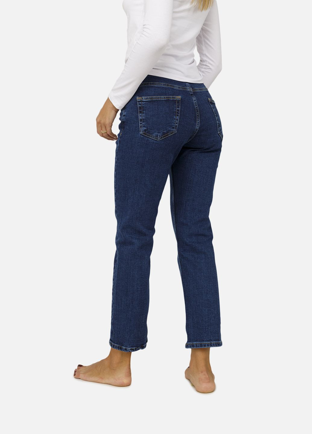 Женские джинсы slim цвет темно-синий ЦБ-00257334 Yuki - (307363117)