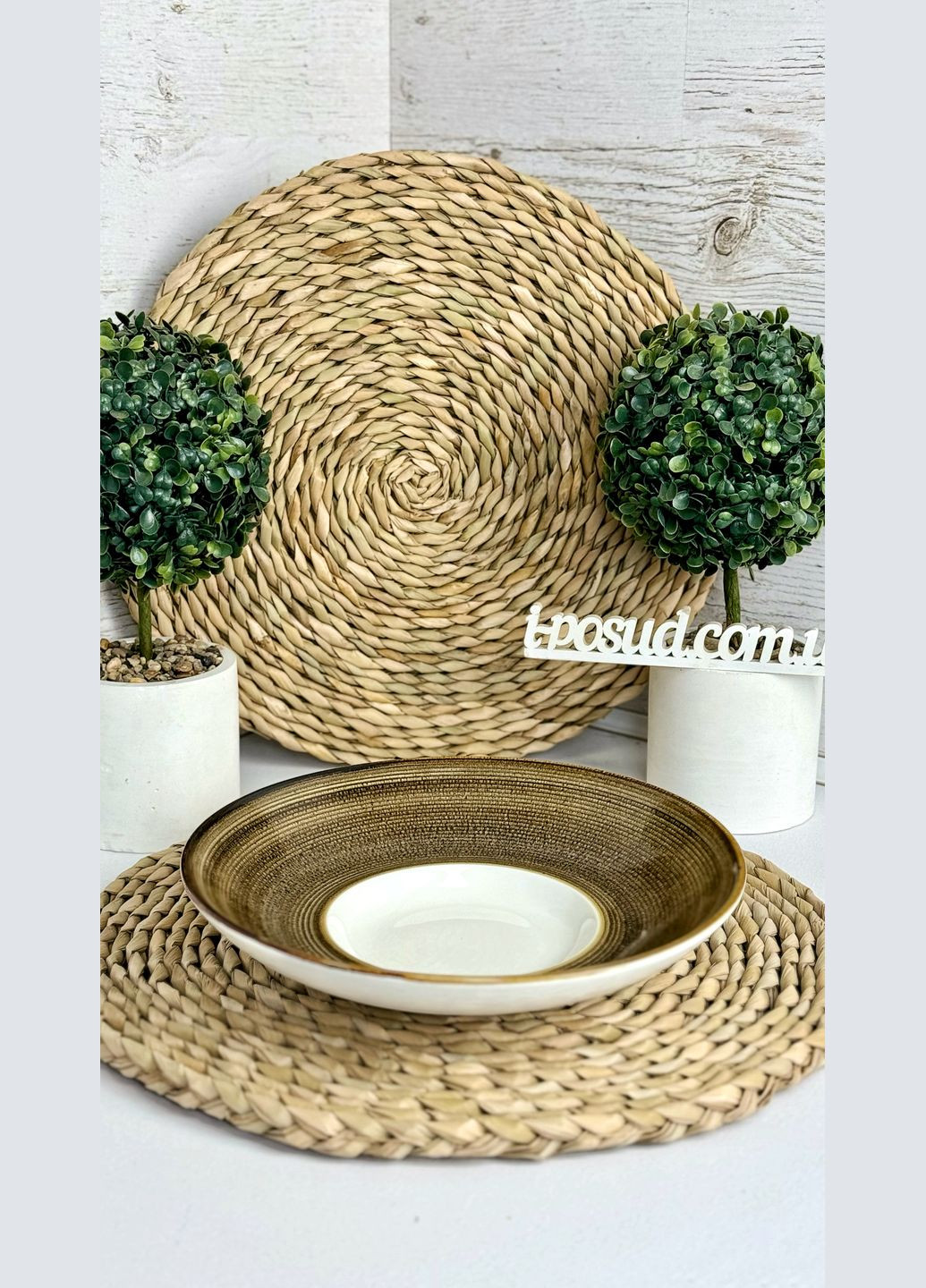 Тарелка глубокая Brenda Brown L0660-T8601582B Losk (335079907)