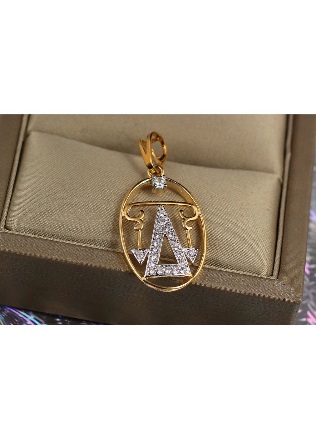 Кулон зодиак вес 2.6 см с родием золотистый love-shopping Xuping Jewelry (354655776)