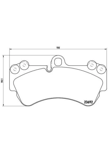 Колодка Brembo (364834402)