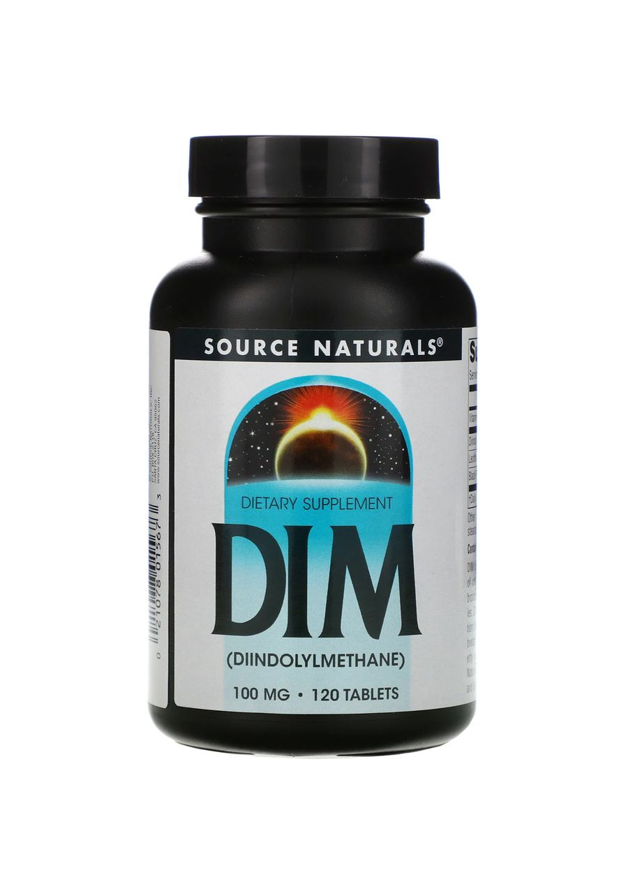 DIM 100 мг дииндолилметан для женского гормонального здоровья 120 таблеток Source Naturals (264648166)