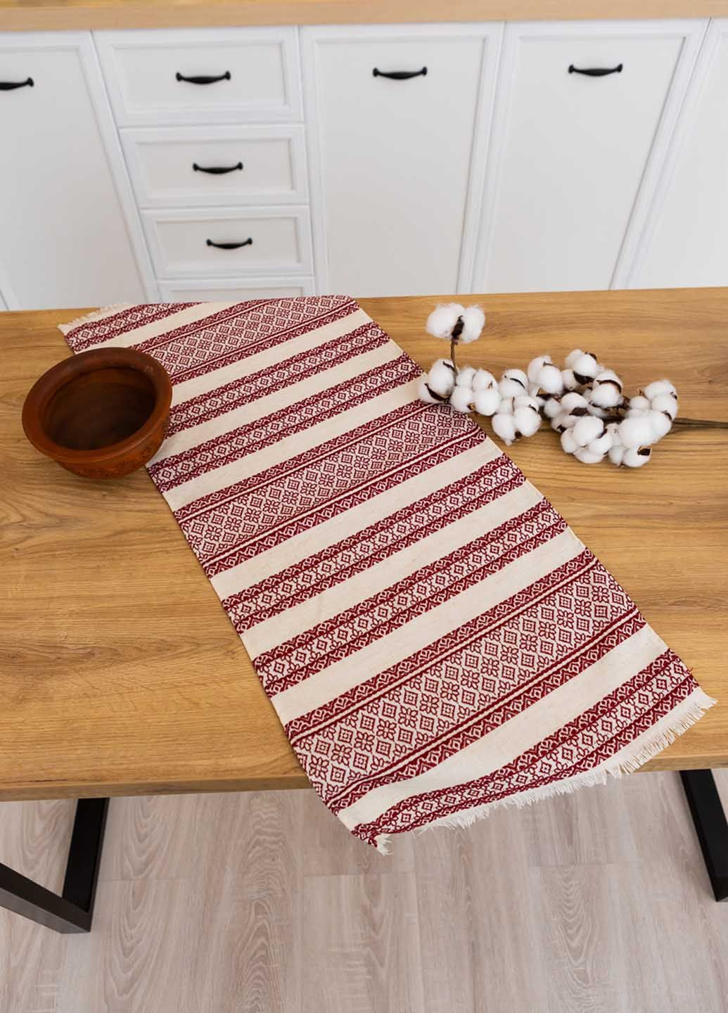 Рушник вишитий з українським орнаментом 75х35см (кет2535) Homedec орнамент комбінований