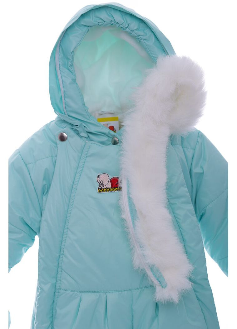 Комбінезон Трансформер на холофайбері Євро м'ятний 80 см (30749) BABYKROHA (315423676)