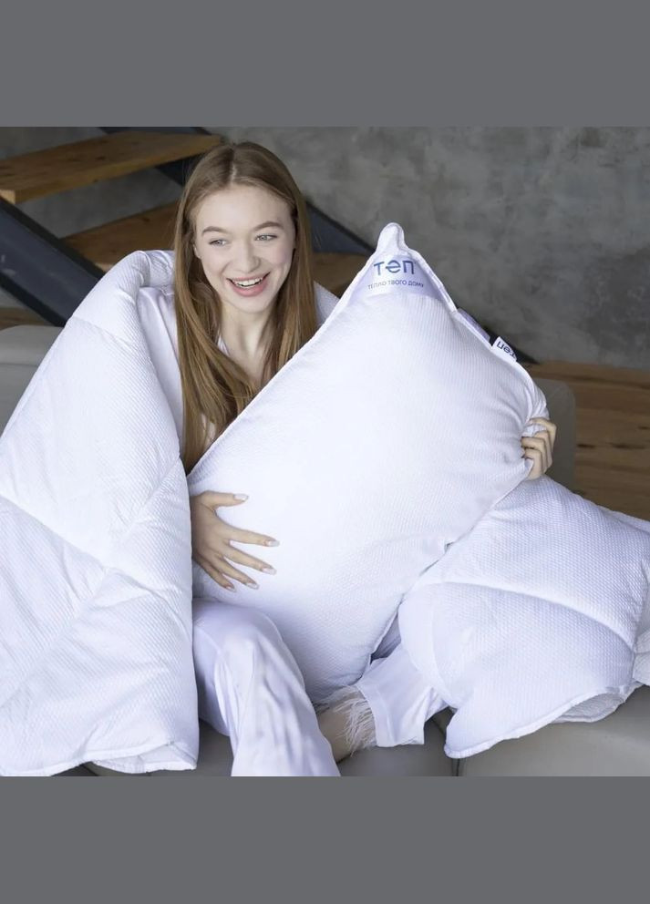 Подушка Huggy 3-02917-00000 50х70 см біла ТЕП (365965218)