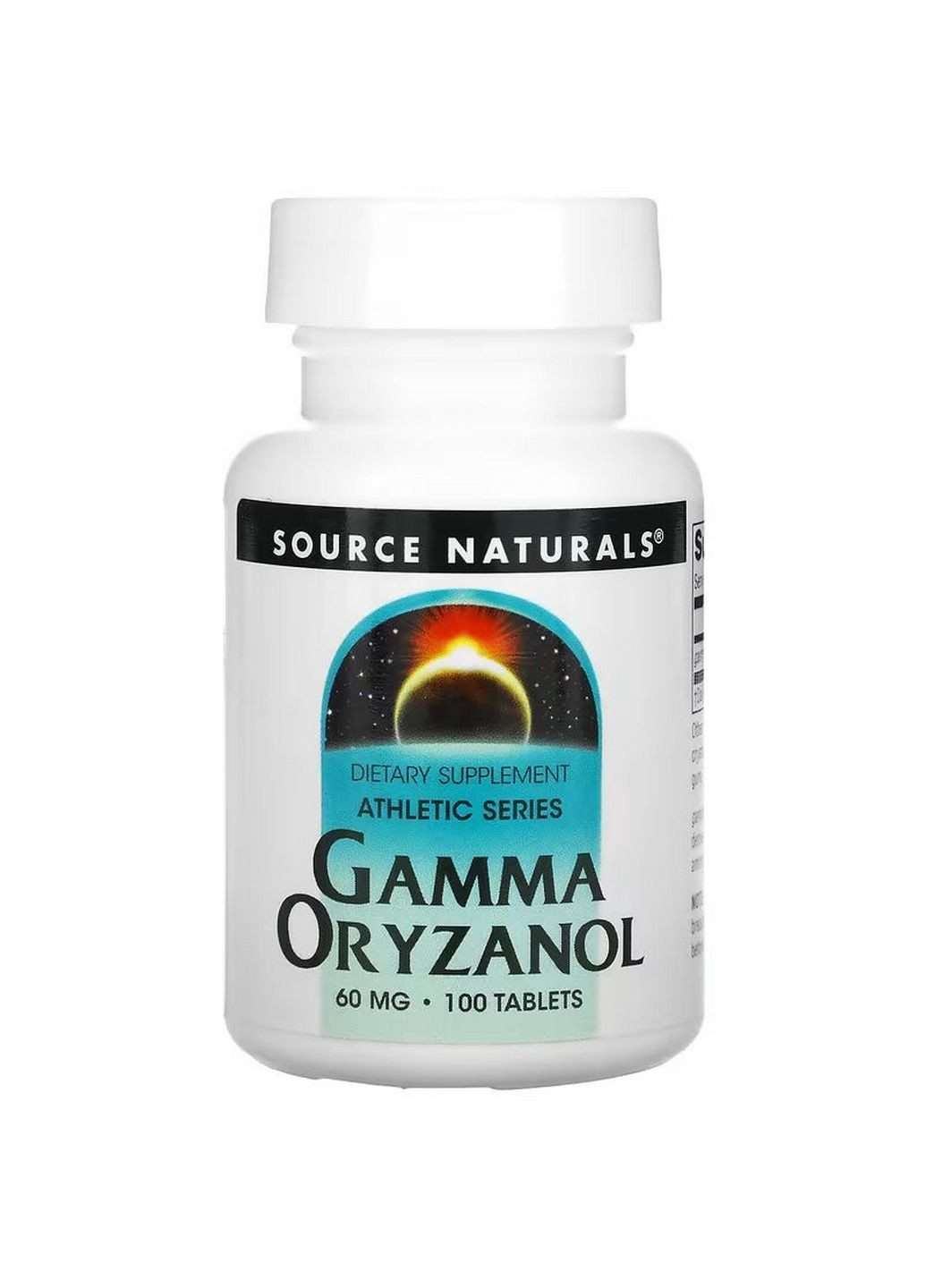 Натуральная добавка Gamma Oryzanol 60 mg, 100 таблеток Source Naturals (293342777)