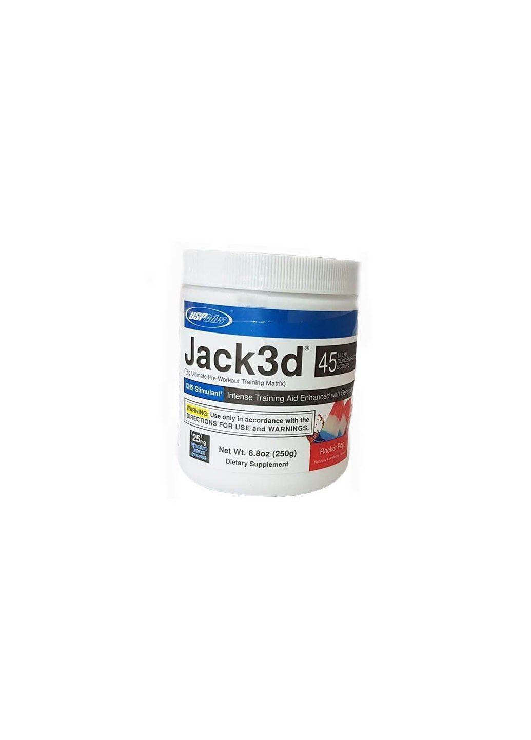 Предтренировочный комплекс, Jack3d, 250г Фруктовый лед (11133001) Usp Labs (322729299)