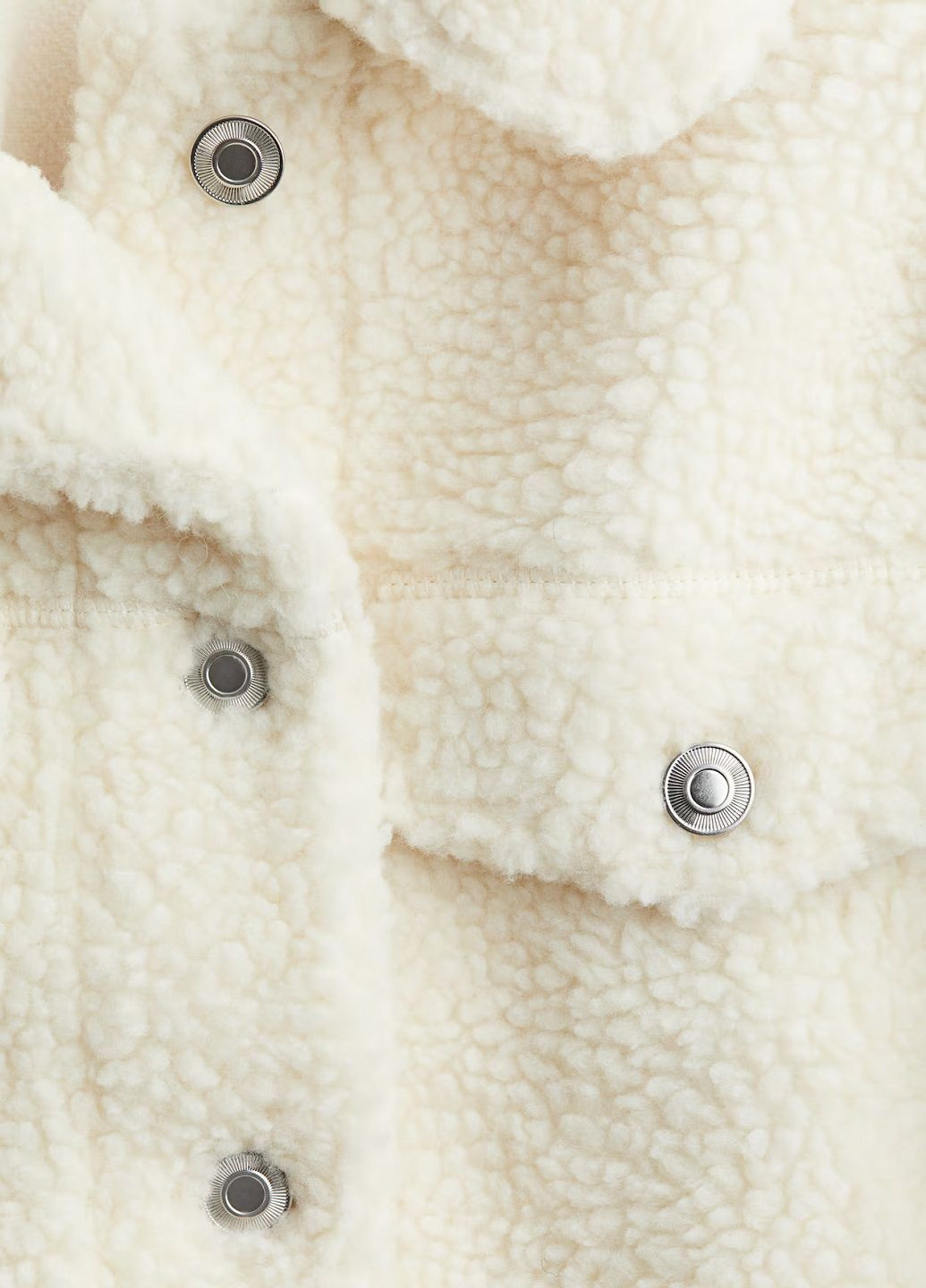 Молочна демісезонна куртка H&M