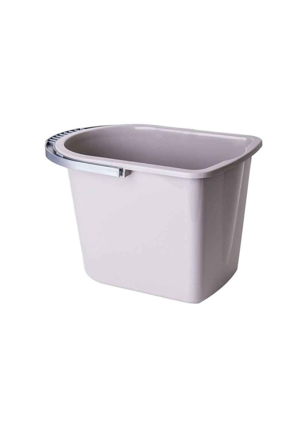 Відро для прибирання 14л прямокутна какао ТМ Алеана (366302773)