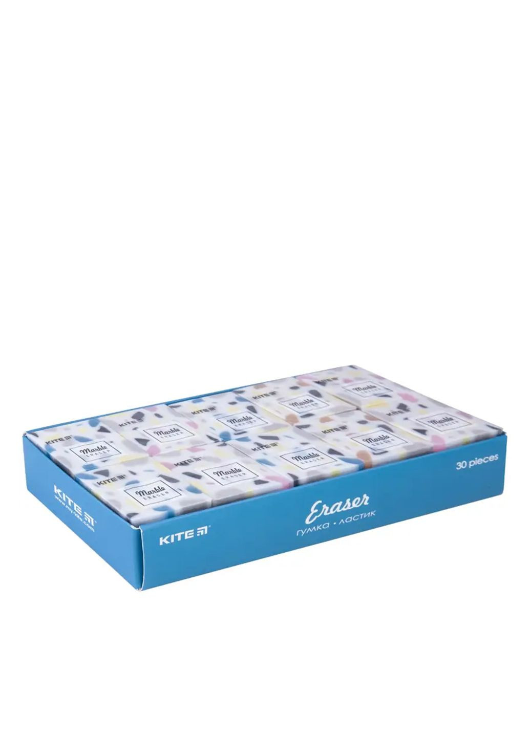 Гумка кольорова "Marble" колір різнокольоровий ЦБ-00256776 Kite (298063009)