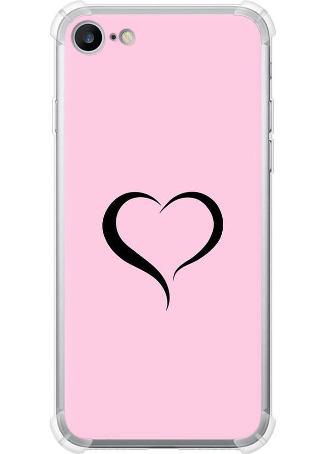 Силіконовий протиударний с посиленими кутами чохол 'Серце 1' для Endorphone Apple iPhone 8 (334728507)