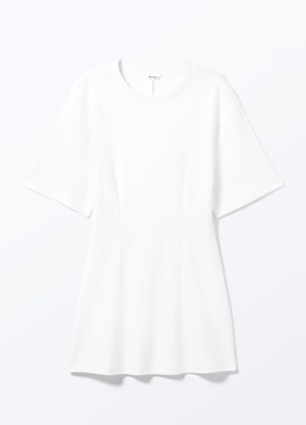 Білий кежуал сукня H&M однотонна