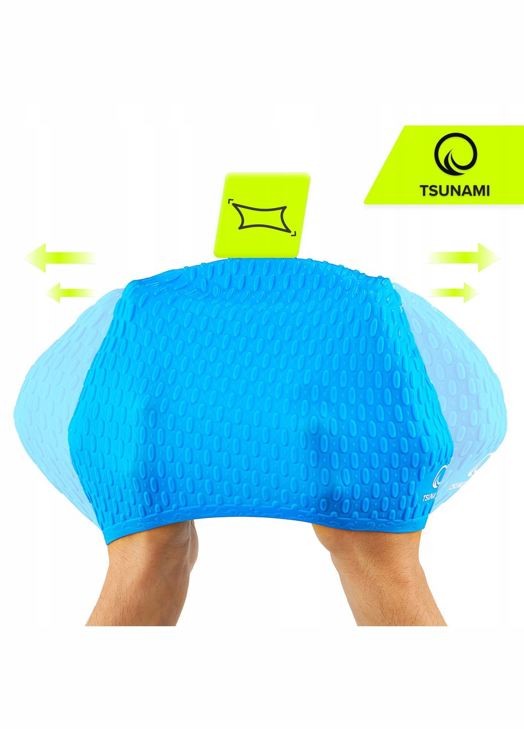 Шапочка для плавання Texture Blue (P-5905973401906) TSUNAMI (304252736)