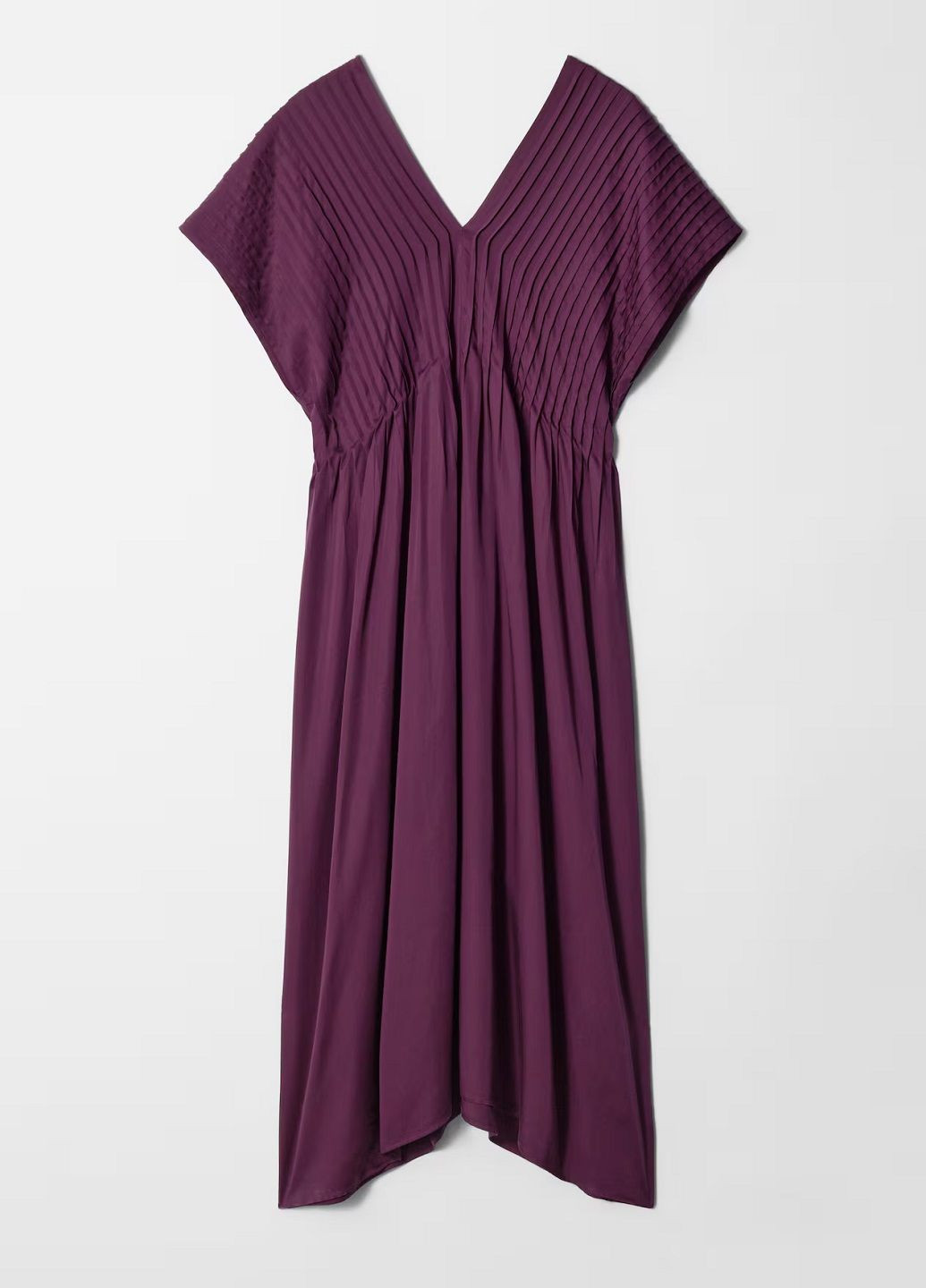 Темно-фиолетовое кэжуал платье & Other Stories однотонное