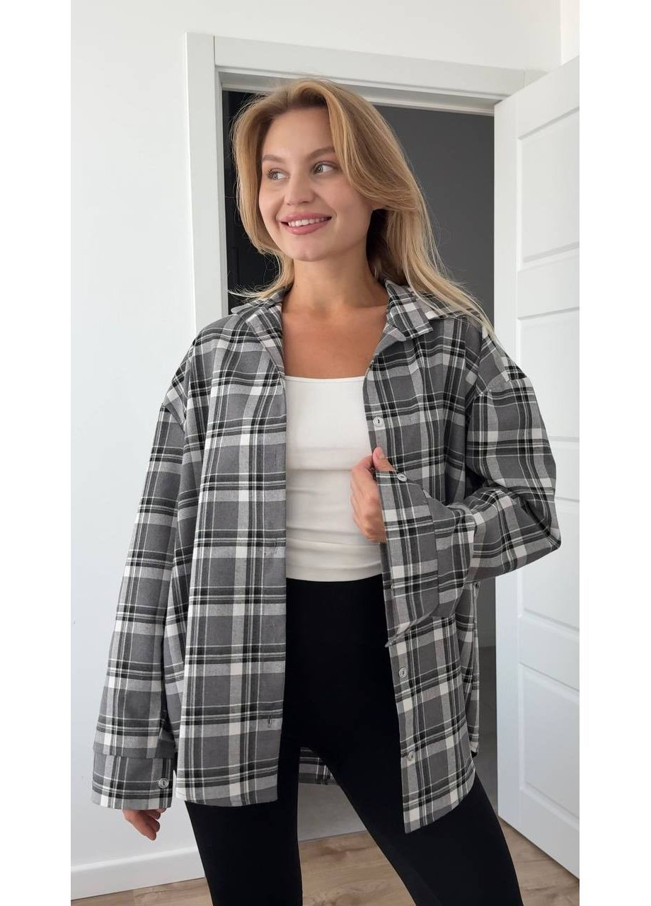 Серая рубашка Osoblyva