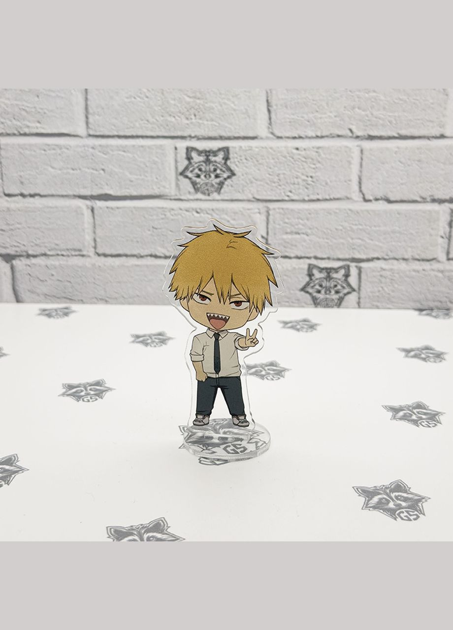 Акриловая коллекционная фигурка Chibi Аниме: Человек бензопила Денди 10 см No Brand (339618734)