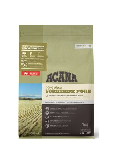 Сухой корм для собак (0064992572204) Acana Yorkshire Pork 2 кг (370016395)