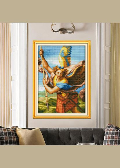 Набір для вишивання за нанесеною на канву схемою "Battle Angel". AIDA 14CT printed, 59*81 см Joy Sunday (313614176)