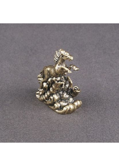 Настольная винтажная латунная медная статуэтка, симейство лошадей. No Brand (331737424)