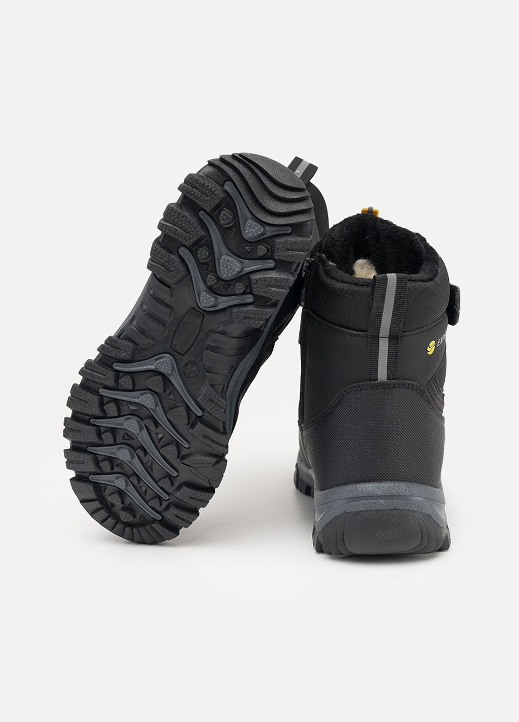 Зимові термочоботи для хлопчика колір чорний CB-00258104 Yuki (316719784)