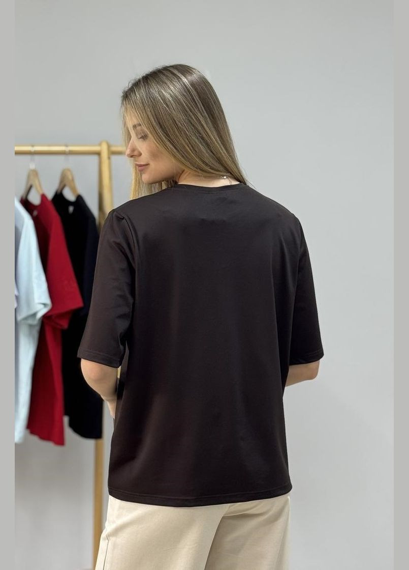 Кофта женская с рукавом 3/4 коричневая (М189) UMON (334708980)