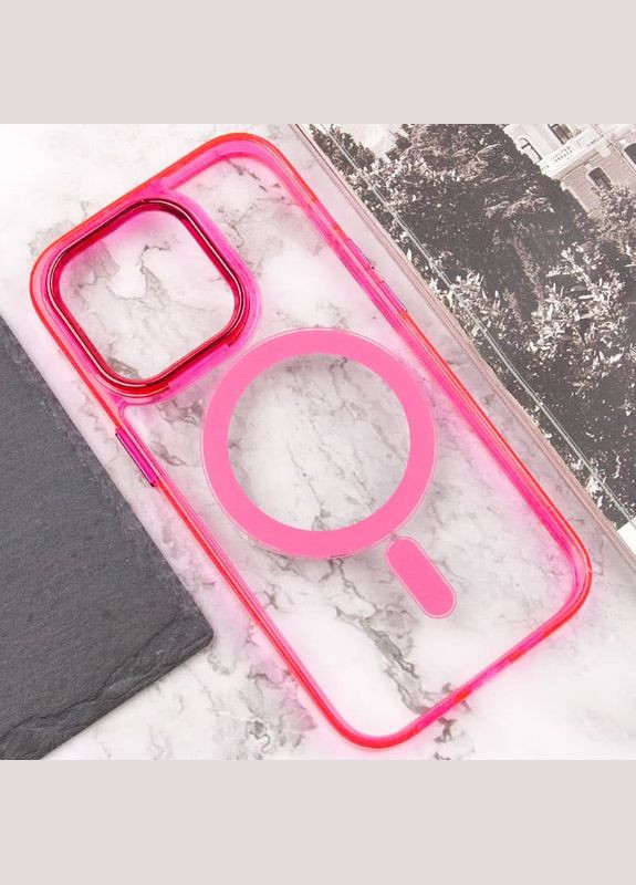 Чохол TPU Iris with MagSafe для Apple (6.7") Малиновий | Crimson Epik iPhone 15 Pro Max (300532003)