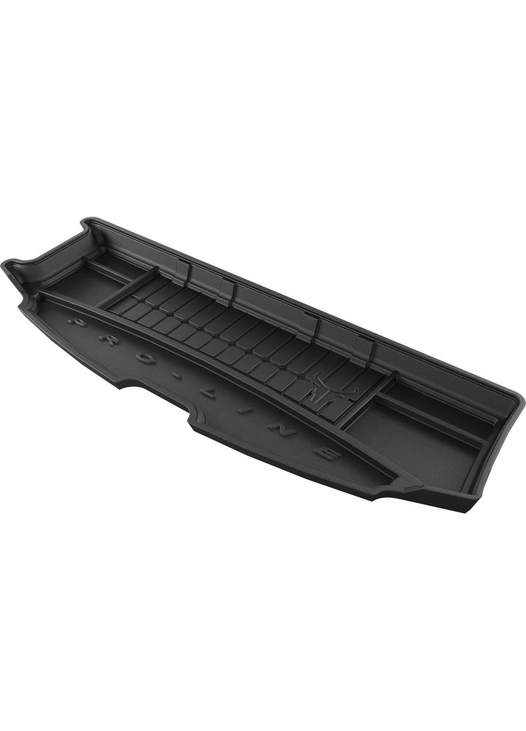 Гумовий килимок у багажник Pro-Line для Mazda 5 (mkII) 2004-2010 (7 місць) (з докаткою) (розкладений 3 Frogum (361233811)