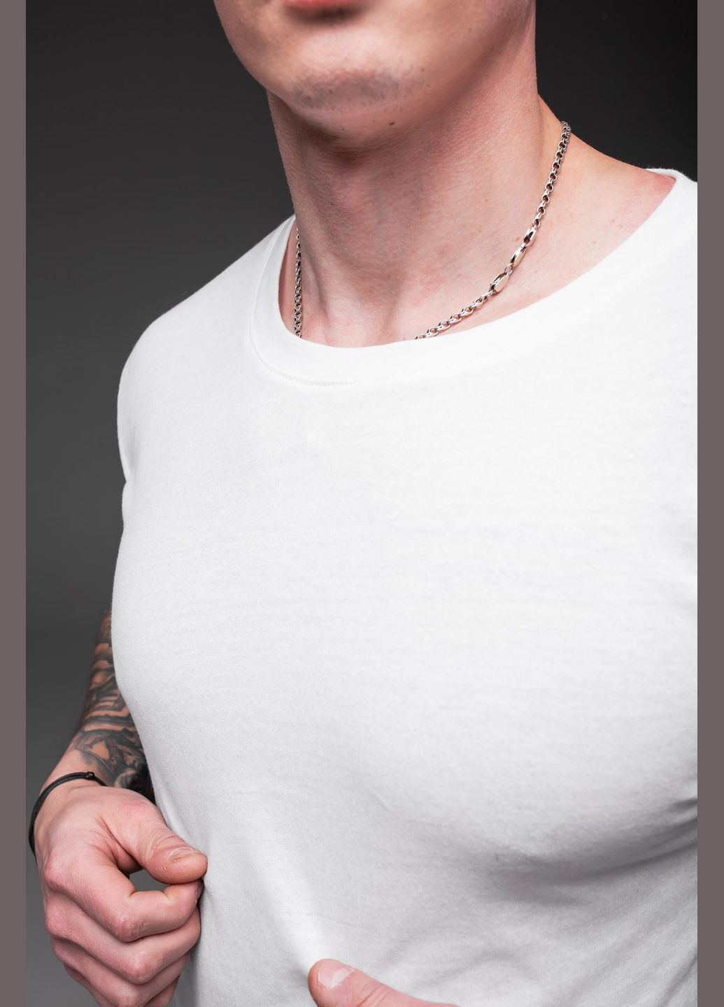 Белая футболка хлопок 100% No Brand