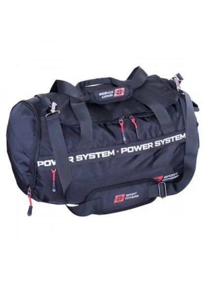 Дорожня сумка PS7012 Gym Bag Dynamic Чорно-Червона (7012BR-3) Power System ps-7012 gym bag dynamic чорно-червона (269343177)