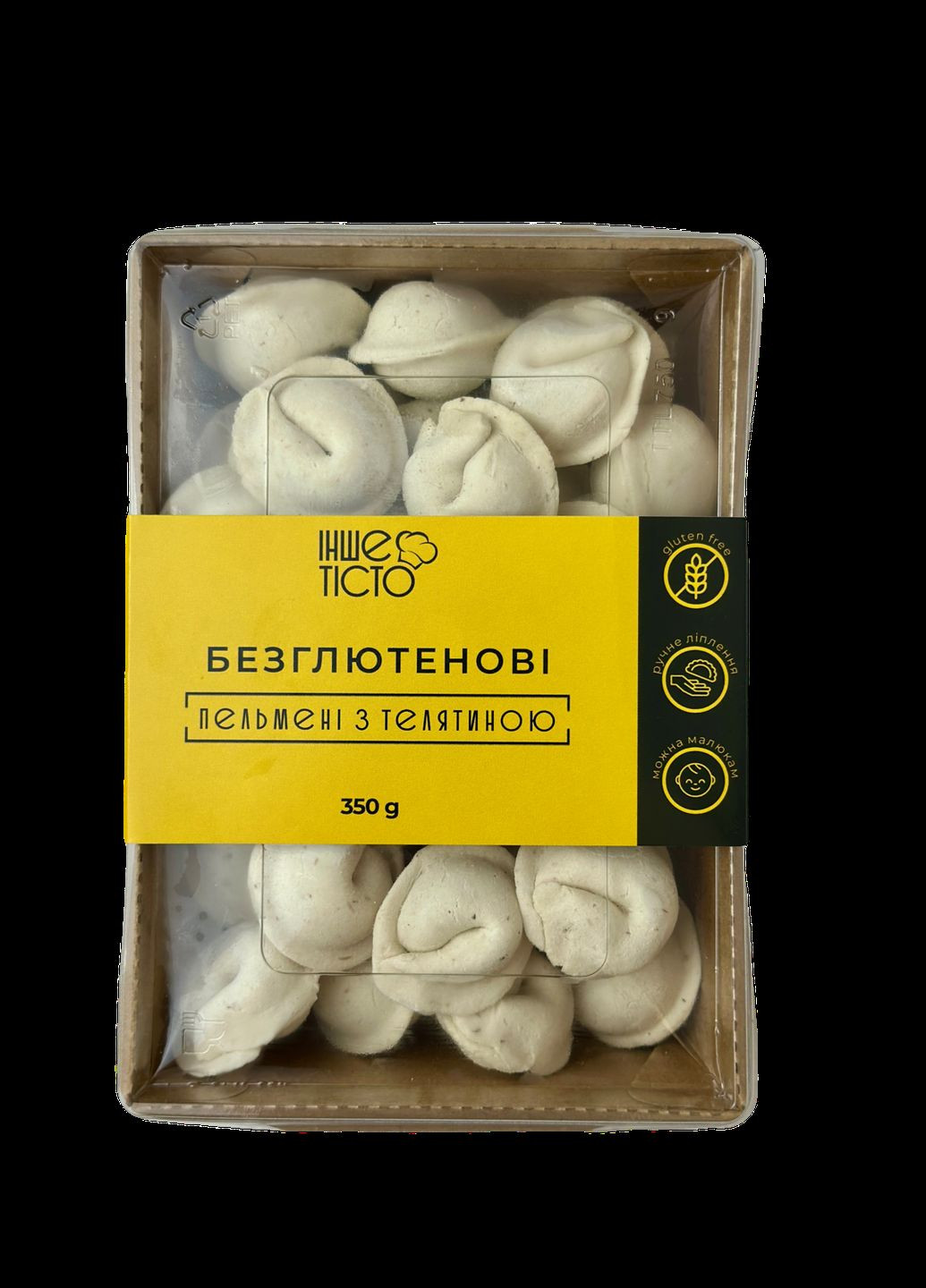 Пельмени с телятиной, 350 г ІНШЕ ТІСТО (322643282)