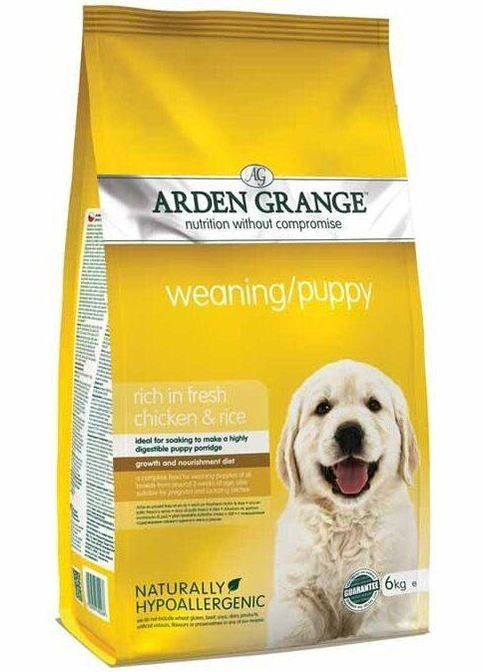 (Арден Грендж) Weaning/Puppy – сухий корм для цуценят (з куркою та рисом) 2 кг No Brand (345743347)