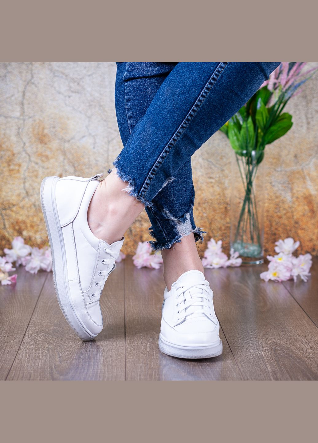 Белые кеды (829тz) Monroe