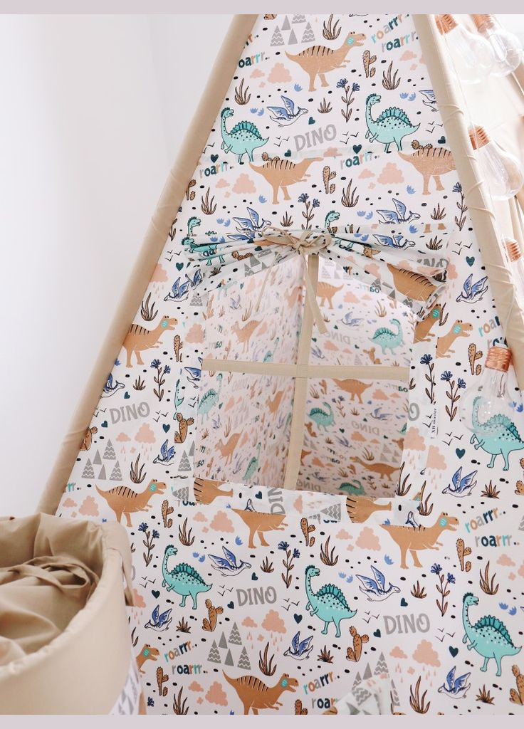 Дитячий вігвам Динозаврики. Повний комплект! No Brand (316256824)