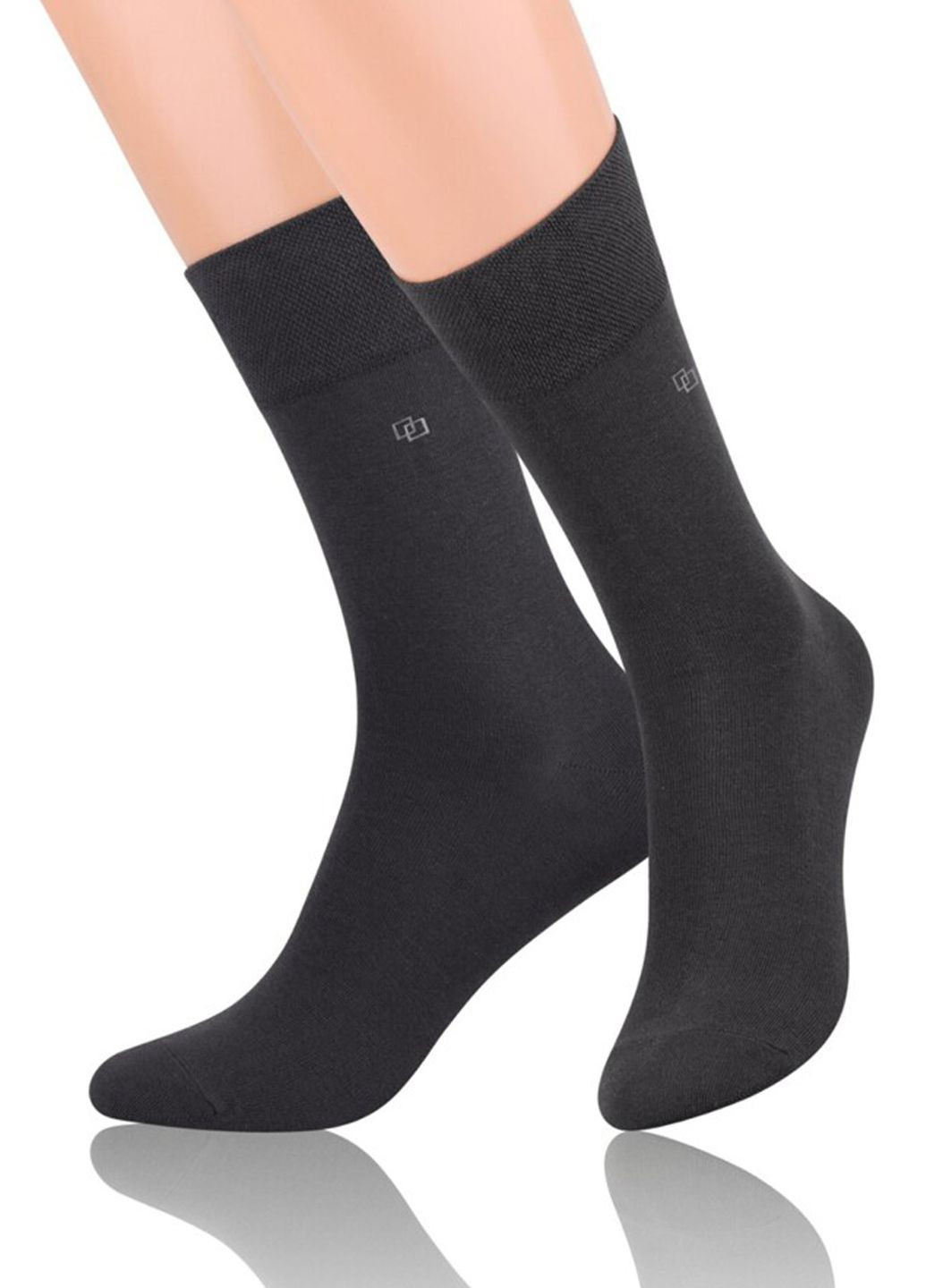 Графитовые носки мужские классические 056 suitline Steven (354777949)