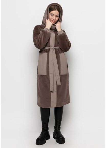 Екошуба 1331M-C Т. беж/ горне ехо SAM Samange (367582310)