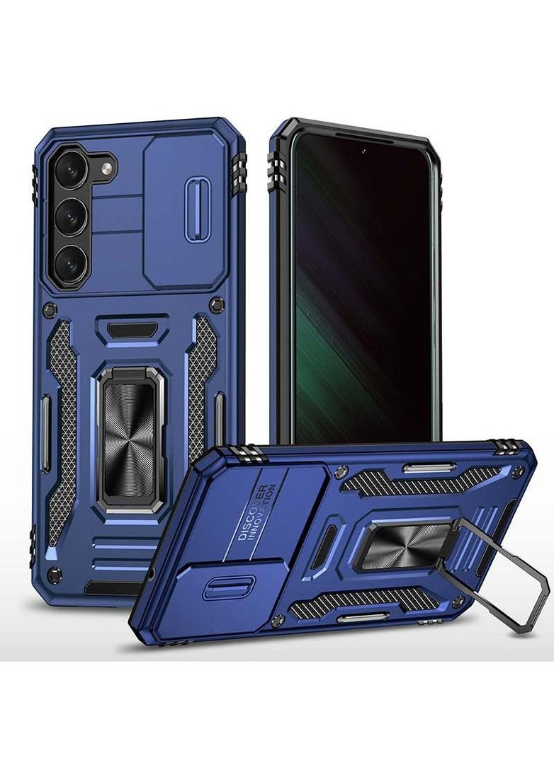 Ударопрочный чехол Square Ring c шторкой на камеру для Samsung Galaxy S24+ Epik (307791745)